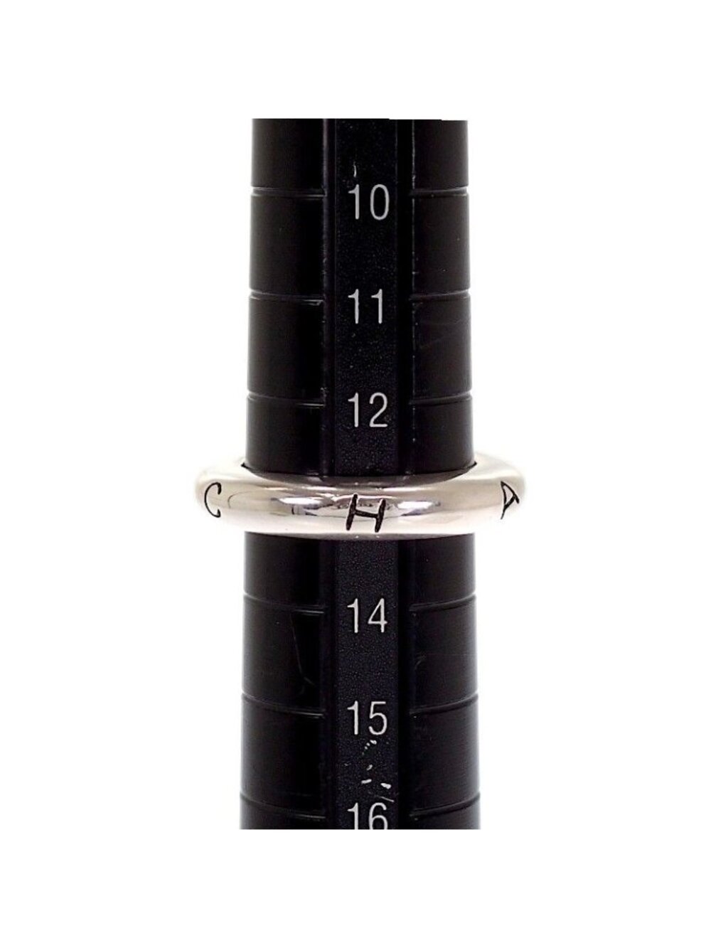 Chanel Logo Ring Wit 925 Sterling Silver - Picture 6 of 12